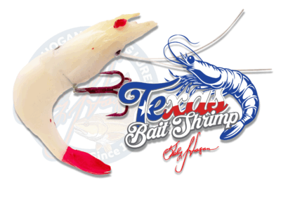 Texas Line Through Bait Shrimp Bone White